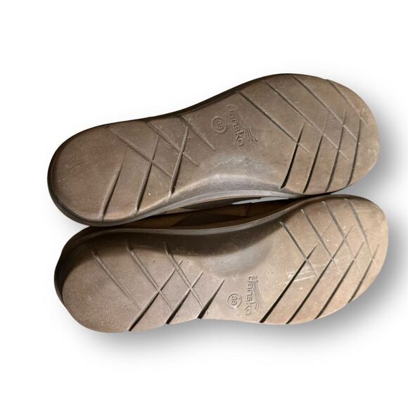 Dansko Women's Joy Ankle Bootie Brown Leather Shoes Size 8.5-9 Lace Up - Picture 12 of 13